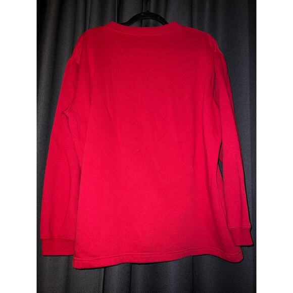 Ugly Christmas Sweater Xmas Sweatshirt Crewneck Size Large Rudolph - Picture 3 of 3